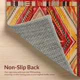 Chic Color blocked Geometric Style(Red)