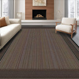 Modern Symmetrical Tiled Composition(Brown)