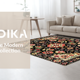 Cozy Retro Floral Vibes(Black)