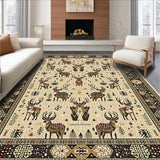 Whimsical Rustic Nature Motif(Beige)