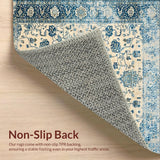 Mediterranean Charm Area with Antiqued Medallion Design(Beige)