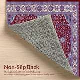 Sophisticated Lattice Floral Motif(Red)