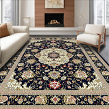 Vintage Floral Medallion Traditional(Black)