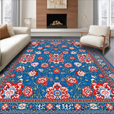 Dynamic Multicolored Lattice Inspired Layout(Blue)
