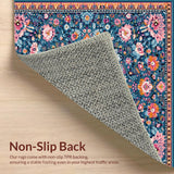 Serene Pastel Floral Lattice Design(Blue)