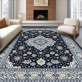Cozy Gray Floral Patterned Design(Black)