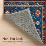 Elegant Earth Tone Geometric Design(Blue)