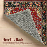 Elegant Distressed Floral Design(Red)