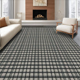 Modern Striped Symmetrical Layout(Black)