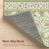Rustic Cream Botanical Print(Green)
