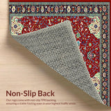 Sophisticated Floral Patchwork Arrangement(Red)