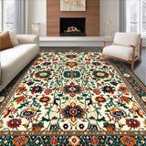 Chic Colorful Retro Motif(Ivory)
