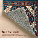 Classic Textured Medallion Design(Blue)