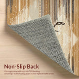 Playful Wildlife Motif Accent(Beige)
