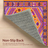 Exotic Tiled Color Splash(Orange)