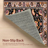 Contemporary Floral Symmetry Design(Black)