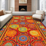 Eclectic Shaggy Geometric Style(Red)