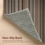 Artful Mocha Clay Geometric Motif(Brown)