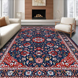 Vibrant Transitional Damask Motif(Blue)
