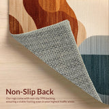 Modern Non Slip for Cozy Home Office(Beige)