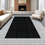 Minimalist Black and White Grid Layout(Black)