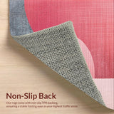 Modern Abstract Grey Pink Area(Pink)