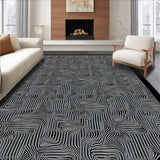 Luxurious Zebra Geometric Texture(Black)