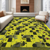 Trendy Monochrome Graphic Appeal(Yellow)