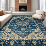 Chic Distressed Geometric Aesthetic(Blue)