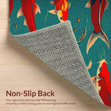 Stylish Red Fish Front Door Accent Mat(Red)