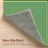 Stylish Trellis Motif in Greens(Green)