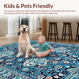 Chic Vintage Blue Tiled(Blue)