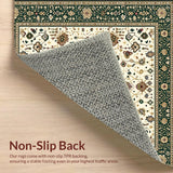 Boho Style Area for Non Slip Stair Treads(White)