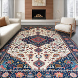 Vintage Tiled Blue Aesthetic(White)