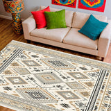 Boho Chic Berber Inspired Area with Artisan Tassel Finish(Beige)