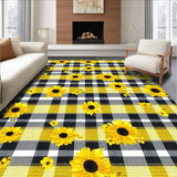 Stylish Black and Yellow Tartan(Yellow)