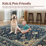 Elegant Blue Tiled Motif(Blue)