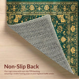 Chic Subtle Floral Medallion Style(Green)