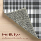 Minimalist Checks with Bold Contrast(Black)