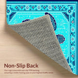 Vibrant Teal Nautical Motif(Blue)