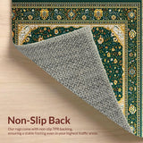 Elegant Floral Mihrab Aesthetic(Green)