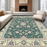 Chic Ivory Floral Motif(Green)