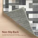 Modern Black And White Door Mat(Gray)