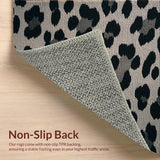 Modern Dark Grey Leopard Print(Black)