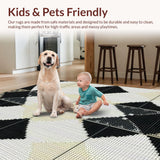 Trendy Open Space Geometric(Black)