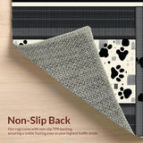 Artistic Abstract Cat Paw Arrangement(Black)