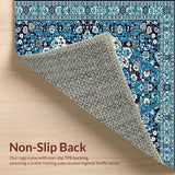 Chic Vintage Blue Tiled(Blue)