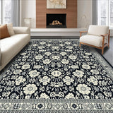Rustic Grey Floral Artistry(Black)