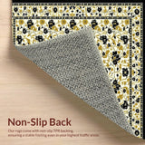 Stylish Black Floral Embellishment(Beige)