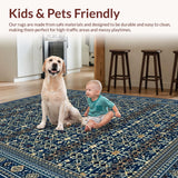 Artful Trellis Design in Warm Hues(Blue)